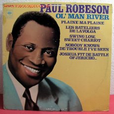 Discos de vinilo: PAUL ROBESON ( IN LIVE PERFORMANCE / SPIRITUALS-RECORDED IN 1945 ) HOLANDA-1976 LP33 DOBLE