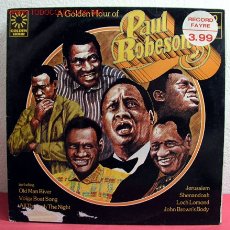 Discos de vinilo: PAUL ROBESON ( A GOLDEN HOUR OF PAUL ROBESON 1958) 1974 LP33