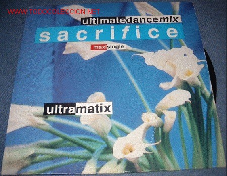 Discos de vinilo: ultimate dance mix - sacrifice - maxisingle ultramatrix - Foto 1