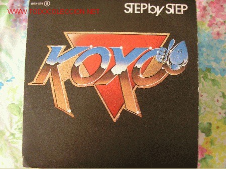 Discos de vinilo: XOXO single 1983 Step by step / Versiones cantada e instrumental - Foto 1