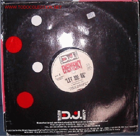 Discos de vinilo: MOVE - MENT D.J - Emergency let me be - Foto 2