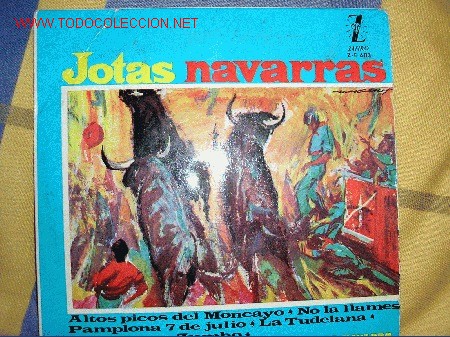 Discos de vinilo: SINGLE 45 RPM JOTAS NAVARRAS - Foto 1