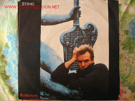 Discos de vinilo: STING  Russians  / Gabriels message      single 1985 - Foto 1