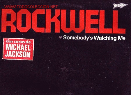 Discos de vinilo: ROCKWELL DISCO LP CON COROS DE MICHAEL JACKSON - Foto 1