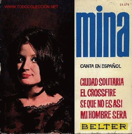 Discos de vinilo: MINA-CIUDAD SOLITARIA + 3 EP VINILO EDITADO POR BELTER EN 1964 CANTA EN ESPA&Ntilde;OL