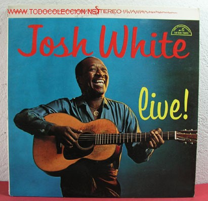 Discos de vinilo: JOSH WHITE, LIVE! - US 1961 LP ABC PARAMOUNT - Foto 1