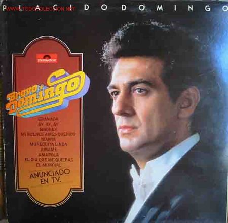 Discos de vinilo: Bravo DOMINGO. PLACIDO DOMINGO - Foto 1