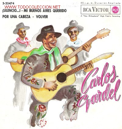 Discos de vinilo: SINGLE DE CARLOS GARDEL, DE 1962 - Foto 1