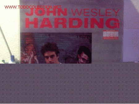 Discos de vinilo: JOHN WESLEY HARDING ---- THE DEVIL IN ME MAXI - Foto 1