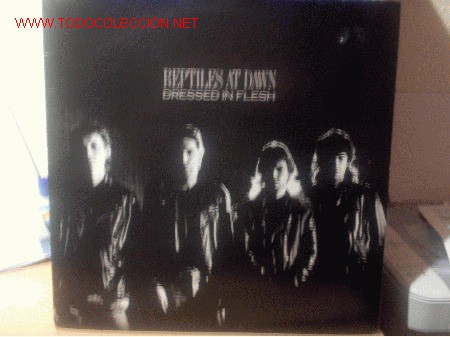Discos de vinilo: REPTILES AT DOWN ------- DRESSED IN FLESH - Foto 1