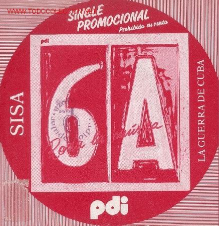 Disques de vinyle: SISA-LA GUERRA DE CUBA + DE TANT CANTAR SINGLE PROMOCIONAL EDITADO POR PDI EN 1983