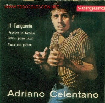 Discos de vinilo: ADRIANO CELENTANO - IL TANGACCIO - EP DE VINILO RARO DE 1963 C-70