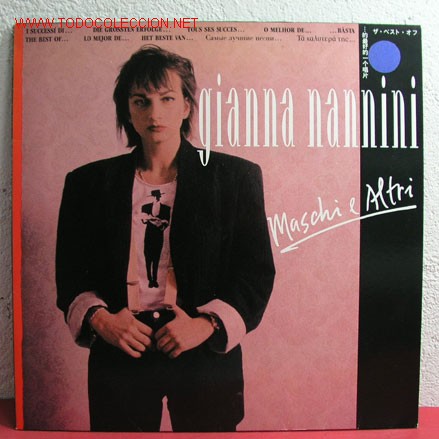 Discos de vinilo: GIANNA NANNINI ( MASCHI E ALTRI ) 1987 LP33 - Foto 1