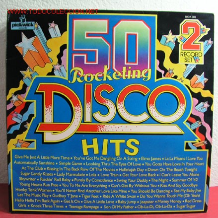 Disques de vinyle: 50 ROCKETING DISCO HITS ''VARIOS'' FRANCE-1977 LP33 DOBLE