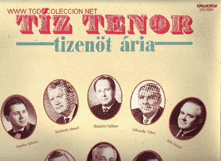 Discos de vinil: TIZ TENOR-TIZENOT ARIA DISCO LP CLASICA HUN LPX 12904 1988 HUIN