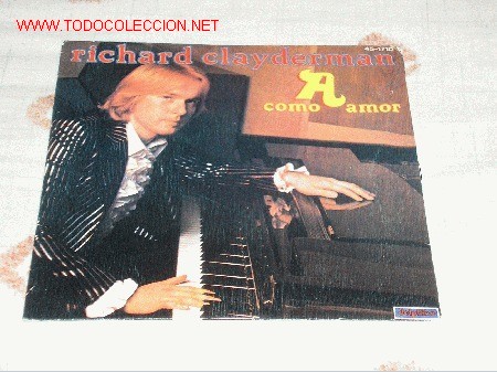 Discos de vinilo: Richard Clayderman. A como amor. - Foto 1