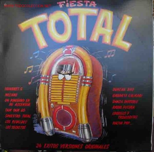 Discos de vinilo: FIESTA TOTAL : 24 Exitos Versiones Originales, Twins 6D-460-1. 1987 - Foto 1