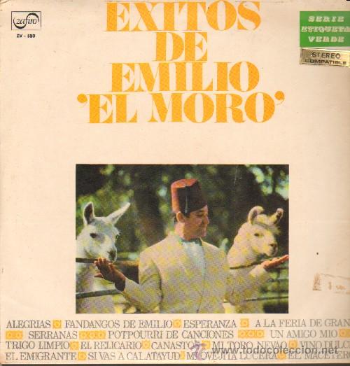 Discos de vinilo: EMILIO EL MORO. EXITOS DE EMILIO EL MORO. LP-FLA-137 - Foto 1
