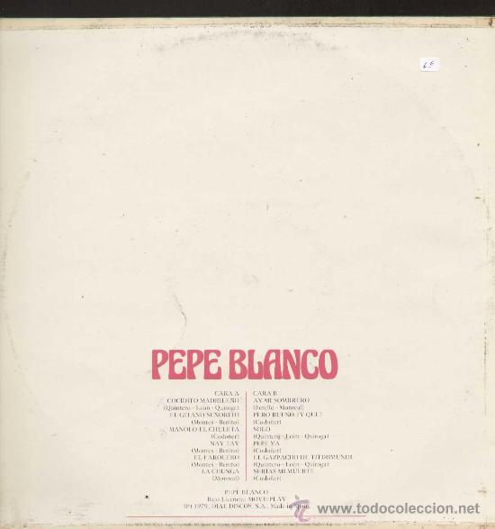 Pepe Blanco - Cocidito Madrileño LP vinilo