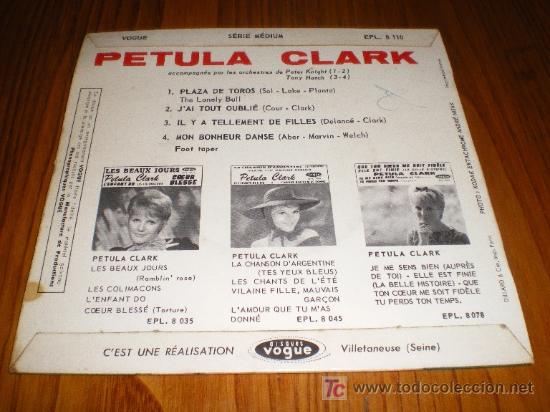 Discos de vinilo: PETULA CLARK - EP - PLAZA DE TOROS - Foto 2