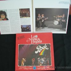Discos de vinilo: LA MUSICA ELEGIDA / EL ROCK / CAJA CON 4 LP´S Y LIBRETO DE 94 PAGINAS. Lote 27005076