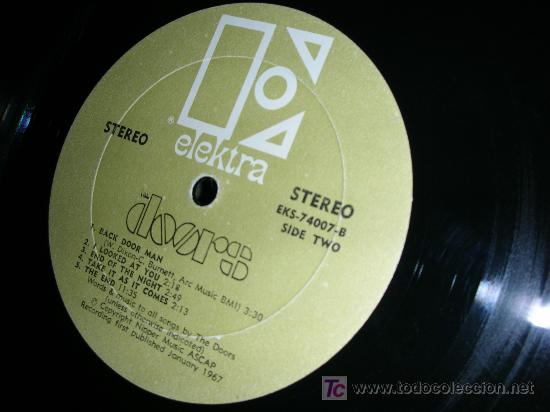 The Doors The Doors U S A Gold Label 1967 Po Verkauft