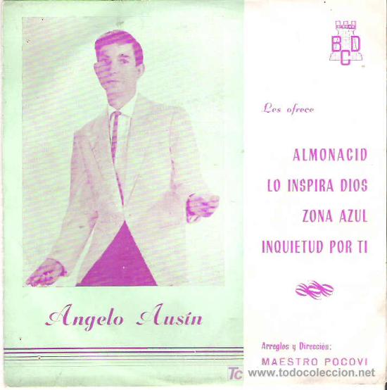 Discos de vinilo: ANGELO AUS&Iacute;N - ALMONACID *** EP BCD 1964 - Foto 1