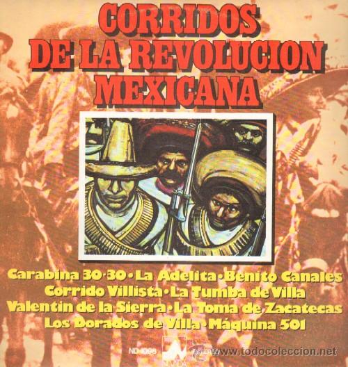 Disques de vinyle: LP, CORRIDOS DE LA REVOLUCION MEXICANA. CARABINA 30-30, LA ADELITA...... LP-SEXT-214