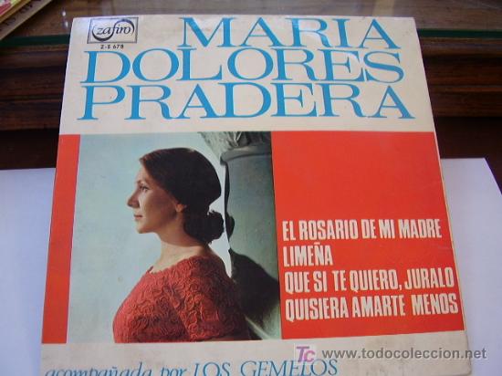 Discos de vinilo: Single Maria Dolores Pradera - Foto 1