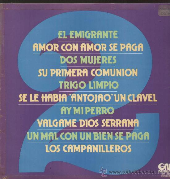 Disques de vinyle: VARIOS VOL 2 / LP GRAMUSIC de 1975)