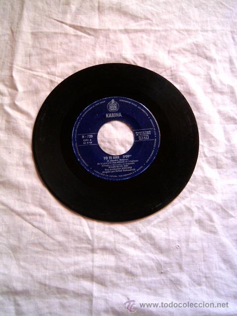 Discos de vinilo: Karina. Yo te dir&eacute;. Enga&ntilde;ada - Foto 1