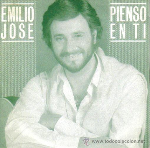 Discos de vinilo: EMILIO JOSE- PIENSO EN TI + MI PRIMER AMOR SINGLE  VINILO 1986 SPAIN