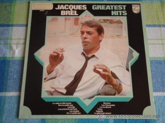 Discos de vinilo: JACQUES BREL ( GREATEST HITS ) HOLANDA - 1965 LP33 PHILIPS - Foto 1
