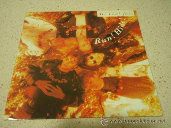 Discos de vinilo: ALL THAT JAZZ ( RUN! HIDE! - THESE DAYS ) 1987 SINGLE45 - Foto 1