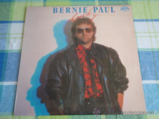 Discos de vinilo: BERNIE PAUL ( LUCKY ) 1988 LP33 SUPRAPHON - Foto 1