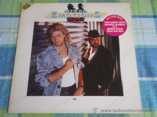 Discos de vinilo: MIXED EMOTIONS ( DEEP FROM THE HEART ) 1987 LP33 ELECTROLA - Foto 1