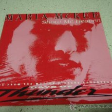 Discos de vinilo: 'DAYS OF THUNDER' MARIA MCKEE (SHOW ME HEAVEN) HANS ZIMMER (CAR BUILDING) 1990-HOLANDA SINGLE