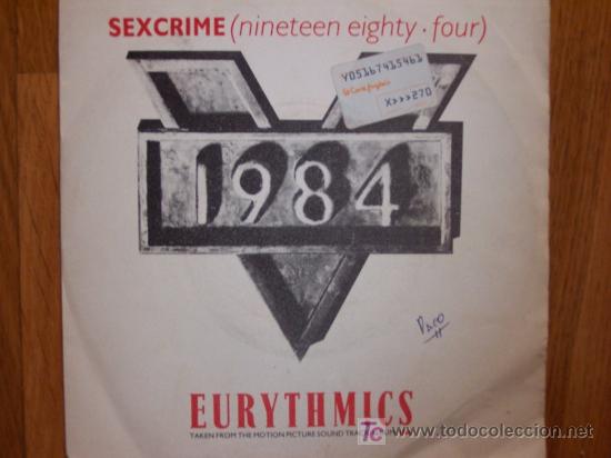 Discos de vinilo: EURYTHMICS / SEXCRIME (nineteen eighty four) - Foto 1