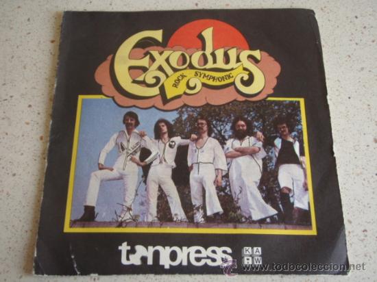 Discos de vinilo: EXODUS  ( OSTATNI TEATRZYK OBJAZDOWY )    SINGLE45   TONPRESS - Foto 1
