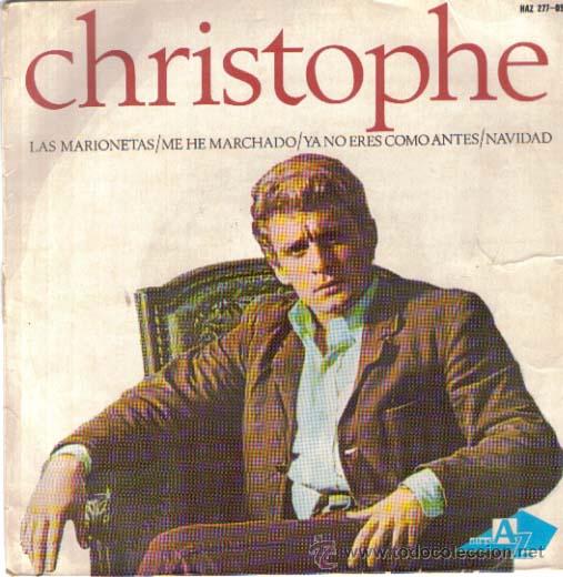 Discos de vinilo: CHRISTOPHE : LAS MARIONETAS EP 1966 AZ-HISPAVOX - Foto 1