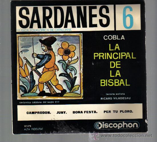 Discos de vinilo: EP LA PRINCIPAL DE LA BISBAL - CAMPRODON  + 3 - Foto 1