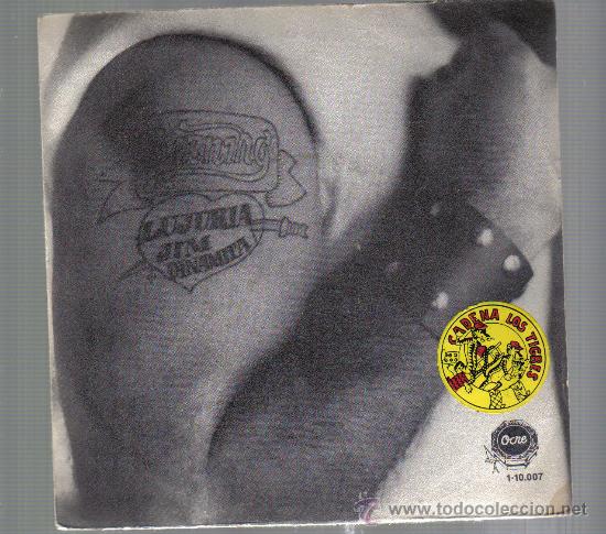 Discos de vinilo: 2 singles de BURNING : CHICA DE MODA +  LUJURIA - Foto 2