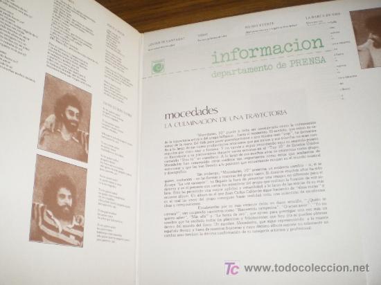 Discos de vinilo: MOCEDADES 10 &ndash; NOVOLA 1978 - Foto 2