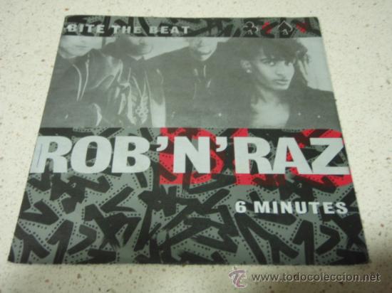 Discos de vinilo: ROB N RAZ ( BITE THE BEAT - 6 MINUTES ) 1991 SINGLE45 - Foto 1 - 10249149