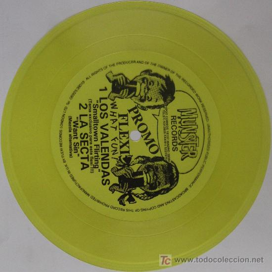 Discos de vinilo: LA SECTA / LOS VALENDAS FLEXI&rsquo;DISC PROMO MUNSTER - Foto 1