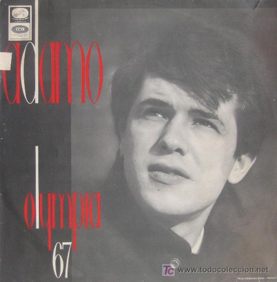 Discos de vinilo: ADAMO &lsquo;OLYMPIA 67&rsquo; LP EMI 1967 - Foto 1