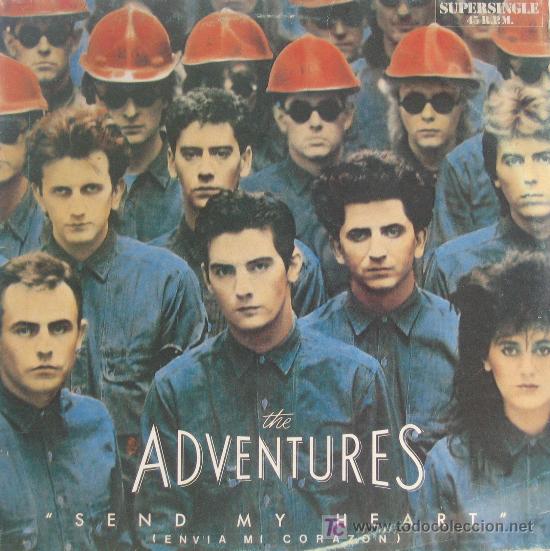 Discos de vinilo: THE ADVENTURES &lsquo;SEND MY HEART&rsquo; MAXI 4 TEMAS - Foto 1