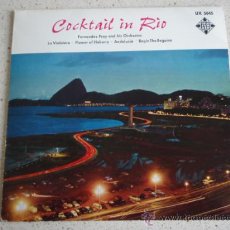 Discos de vinilo: FERNANDEZ PRAY & ORCHESTRA 'COCKTAIL IN RIO' (LA VIOLETERA - FLOWER OF HABANA - BEGIN THE BEGUINE . Lote 10286783