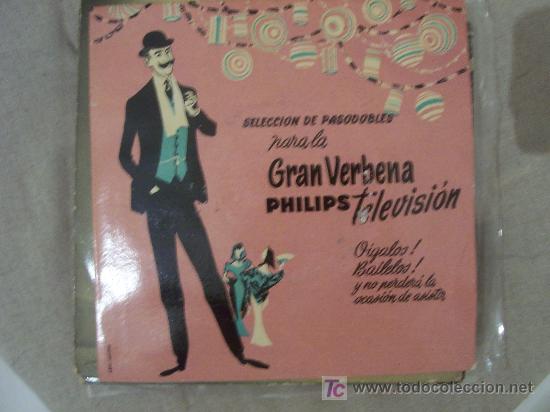 Discos de vinilo: GRAN VERBENA PHILIPS PUBLI TV 50S - Foto 1