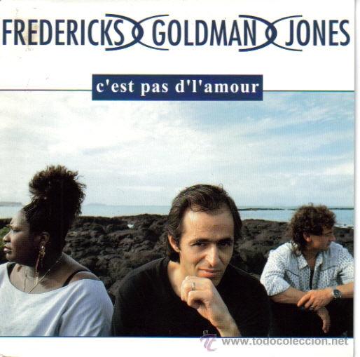 Discos de vinilo: FREDERICKS GOLDMAN JONES-C&acute;EST PAS D&acute;L&acute;AMOUR + PEURS SINGLE 1990 (U.E.) - Foto 1